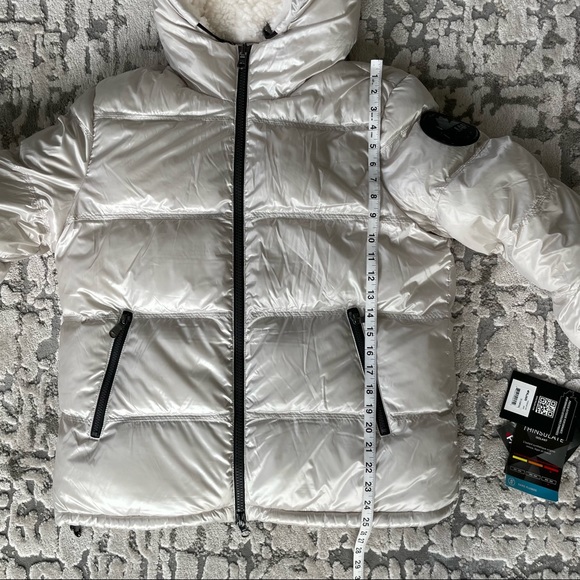 Pajar Canada Snow Winter Reversible Puffer Coat Sherpa Size L - Picture 14 of 14